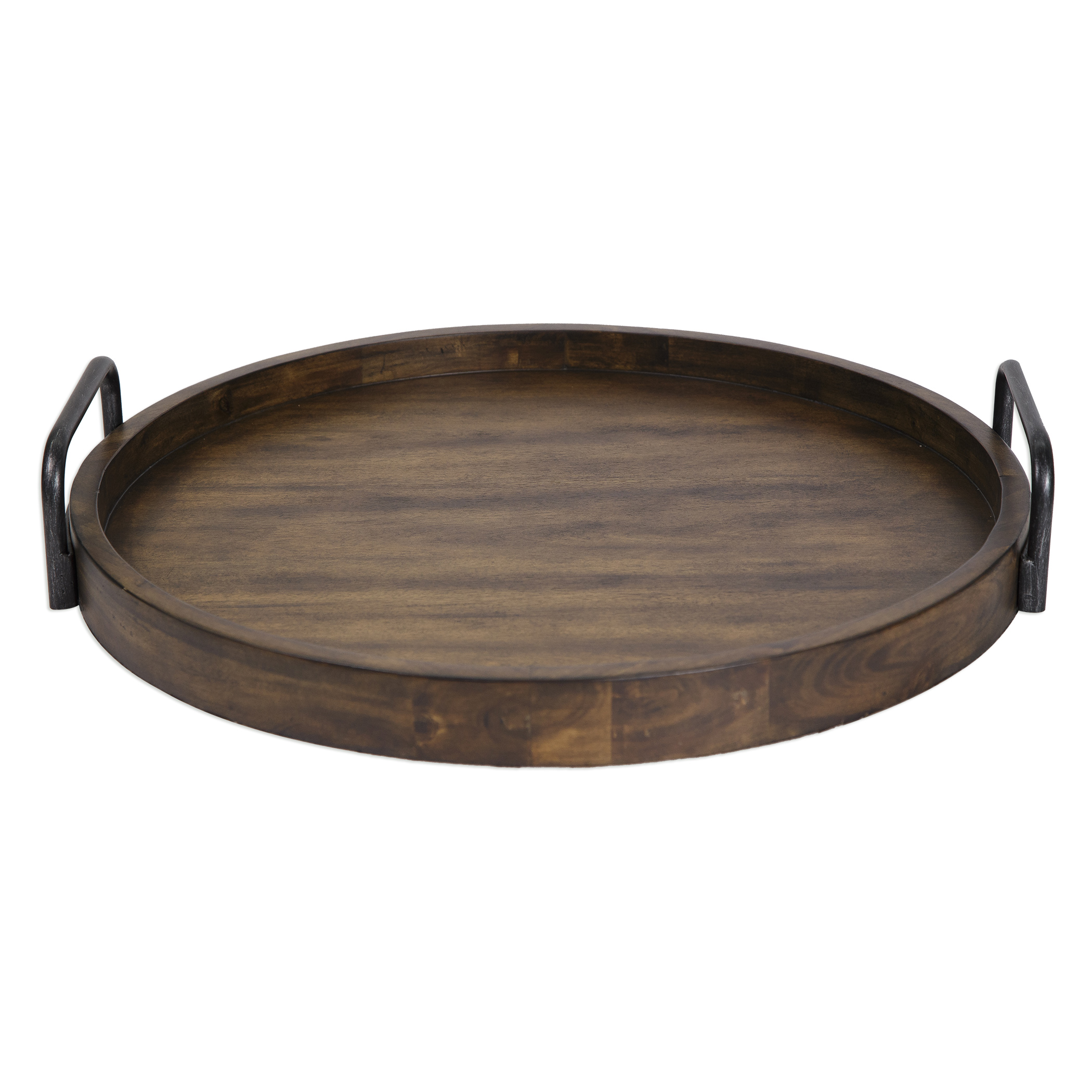 Online Designer Living Room Reine Round Wooden Tray